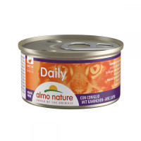 Almo Nature Daily Mousse Canned Food for Cats Rabbit Mousse