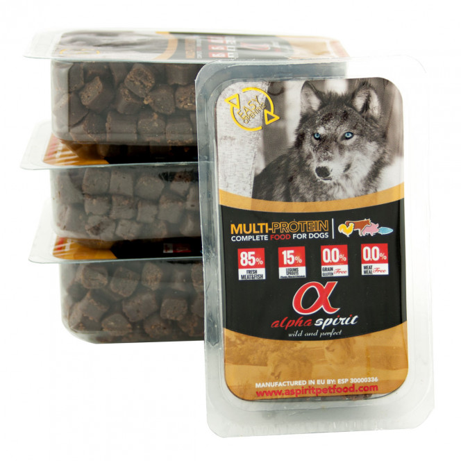 Alpha Spirit Multiprotein Semi-moist food for dogs of all breeds