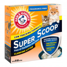 Arm & Hammer Super Scoop Fragrance Free Комкующийся наполнитель без аромата