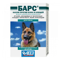 Bars antiparasitic drops for dogs