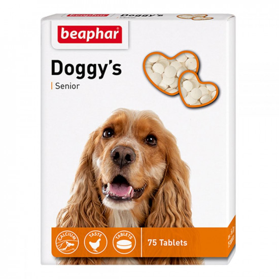 Beaphar Doggys Senior Vitamins for Dogs Over 7 Years Old