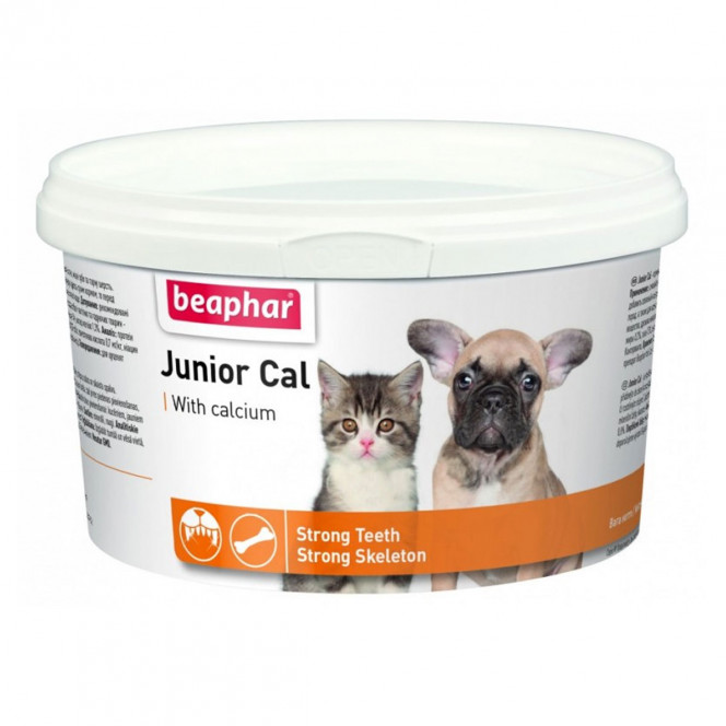 Beaphar Junior Cal Food Supplement for the Digestion of Dogs and Cats