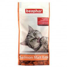 Beaphar Salmon Malt Bits Лакомство с лососем для вывода шерсти у кошек