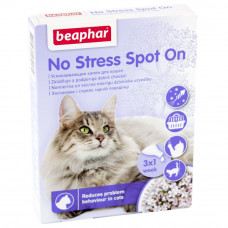 Beaphar No Stress Spot On Успокаивающие капли на холку для кошек