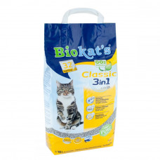 BioKats Classic 3in1 Комкующийся наполнитель для кошачьего туалета