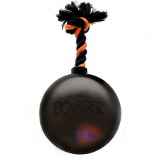 Zeus Bomber Bomb Led Dog Toy Ball With Rope