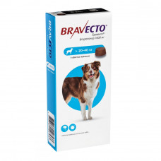 Bravecto Tablets for fleas and ticks for dogs weighing from 20 to 40 kg