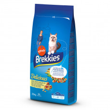 Brekkies Delicious Fish Dry cat food with fish and vegetables