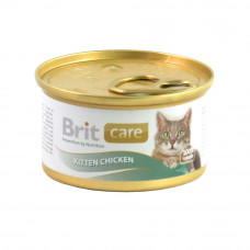 Brit Care Cat Kitten Chicken Консервы для котят с курицей в соусе