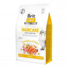 Brit Care Cat Grain-Free Haircare Healthy and Shiny Coat Беззерновой гипоаллергенный сухой корм для кошек