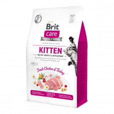 Brit Care Cat Grain-Free Kitten Беззерновой гипоаллергенный сухой корм для котят или беременных и кормящих кошек