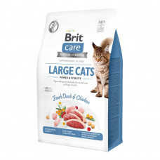 Brit Care Cat Grain-Free Large Cats Power and Vitality Беззерновой гипоаллергенный сухой корм для кошек крупных пород