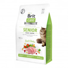 Brit Care Cat Grain-Free Senior and Weight Control Беззерновой гипоаллергенный сухой корм для пожилых кошек