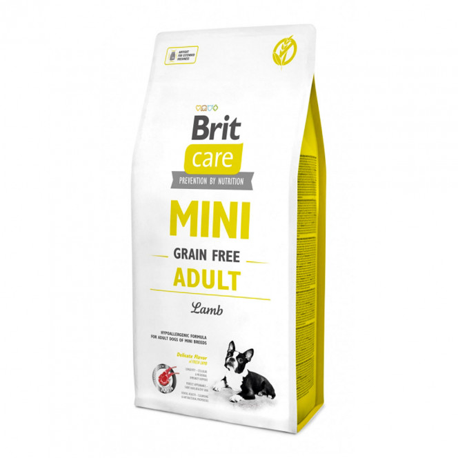 Brit Care Mini Adult Lamb Grain-free lamb food for small adult dogs