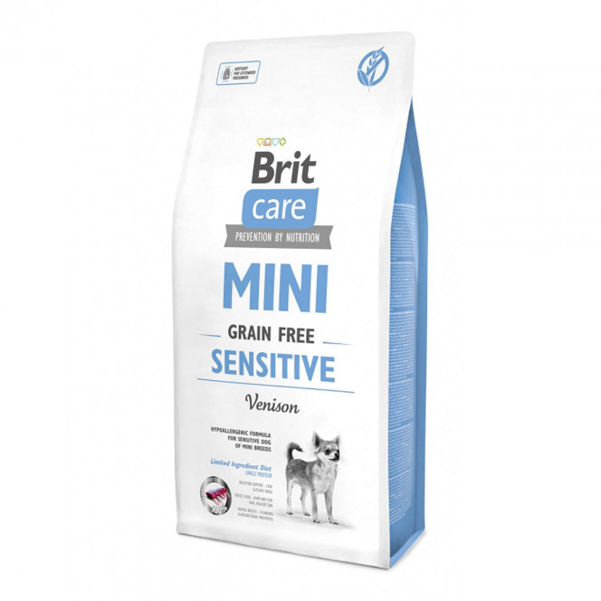 Brit Care Mini Sensitive Venison Беззерновой корм с олениной для собак малых пород