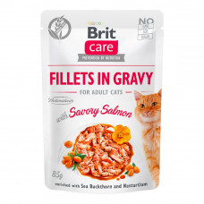 Brit Care Cat Savory Salmon Fillets in Gravy