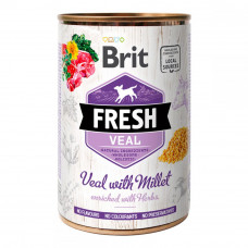 Brit Fresh Veal with Millet Canned dog food with veal and millet