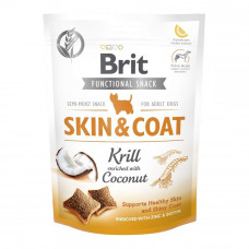 Brit Care Dog Functional Snack Skin & Coat Krill Treat for dogs with krill and coconut