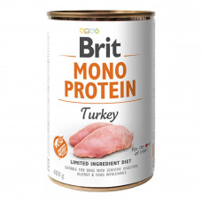 Brit Mono Protein Turkey Canned Dogs with Turkey