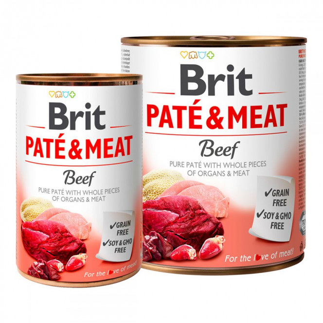 Brit Pete & Meat Beef Canned Dogs with Beef