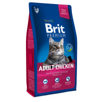 Brit Premium Adult Chicken Сухой корм для кошек с курицей