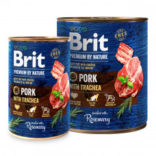 Brit Premium Pork with Trachea Canned Dogs with Pork and Trachea