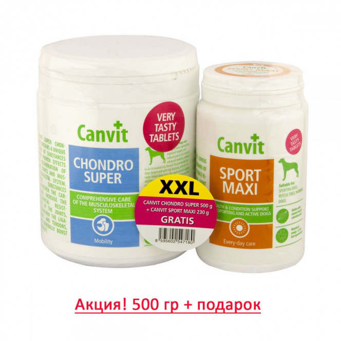 Canvit CHONDRO SUPER Кормовая добавка с глюкозамином, хондроитином и МСМ