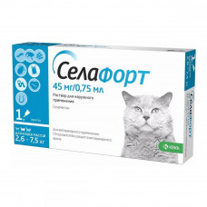 Selafort Selafort Spot-on drops for cats from 2.6 to 7.5 kg