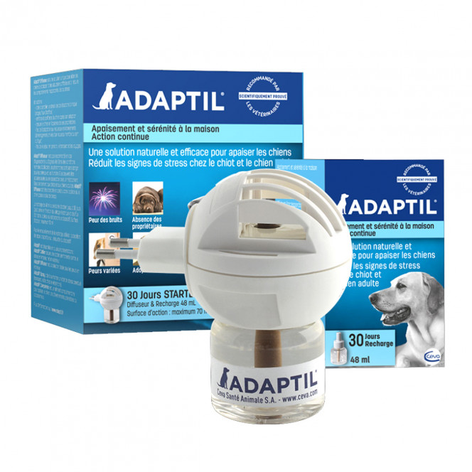 Ceva Adaptil (Adaptil) Diffuser + bottle of pheromones for dogs and puppies