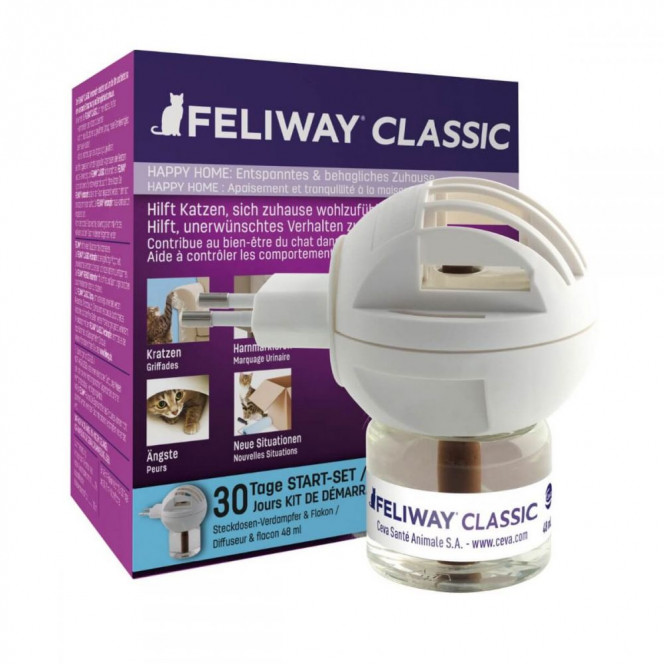 Ceva Feliway Classic (Feliway) Diffuser + bottle of pheromones for cats