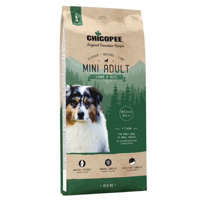 Chicopee CNL Mini Adult Lamb & Rice Dry food for adult small breed dogs with lamb and rice