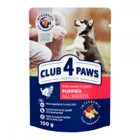 Club 4 Paws Premium (пауч) Консервы для щенков с индейкой в соусе