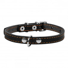 CoLLar Leather collar without decorations (black)