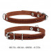 CoLLar Leather collar without decorations (brown)