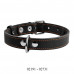 CoLLar Leather collar without decorations (black)