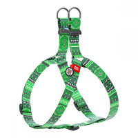 CoLLar Waudog Nylon Nylon Dog Harness (Ethno Green)