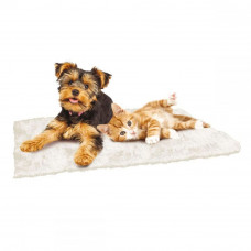 Croci Furry Warming Mat for Dogs and Cats (White)