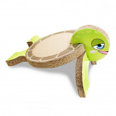 Croci Cat Scraper Olivia Cat scratching post cardboard turtle with catnip