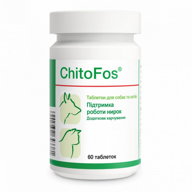 Dolfos ChitoFos Tablets for the maintenance of kidney function in dogs and cats