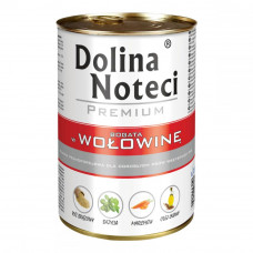 Dolina Noteci PREMIUM Canned food for dogs beef with vegetables and rice