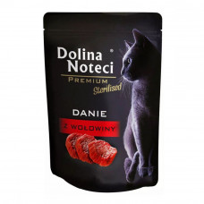 Dolina Noteci Premium Sterilized (Pouch) Canned food for sterilized cats with beef