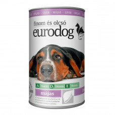 Eurodog Liver Консервы для собак с печенью, кусочки в подливе