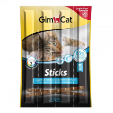 GimCat Sticks Salmon & Trout Sausages for cats with salmon and trout