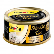 GimCat ShinyCat Filet Кусочки курицы и манго в бульоне