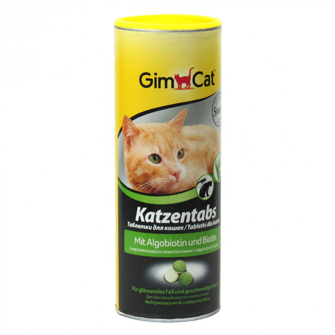 GimCat Katzentabs Vitamins for cats with algae and biotin