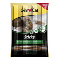 GimCat Sticks Lamb & Poultry Колбаски для кошек с ягненком и птицей