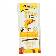 GimCat Superfood Duo-Sticks Cat Treats with Salmon and Mango (3 pcs)