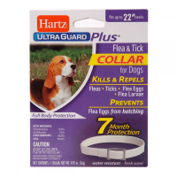 Hartz UltraGuard Plus Collar for adult dogs against fleas, eggs, fleas and ticks 58 cm