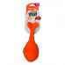 Hartz Dura Play Latex Rocket Dog Toy with Squeaker and Bacon Flavor