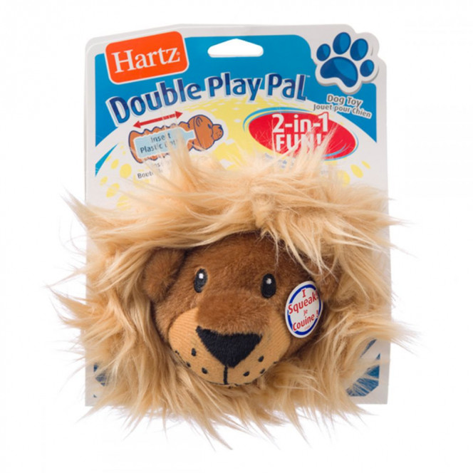 Hartz Double Play Pal Игрушка для собак 2 в 1 с пищалкой